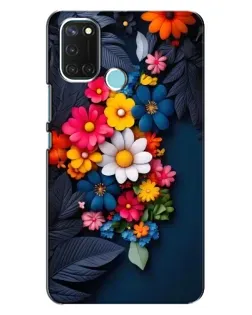Чохол для Realme C17 з картинкою «Квіткова феєрія»