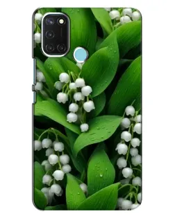 Чохол для Realme C17 з картинкою «Конвалії в зелені»