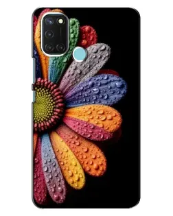 Чохол для Realme C17 з картинкою «Райдужна квітка»