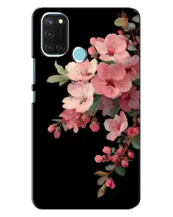 Чохол для Realme C17 з картинкою «Рожева гілка сакури»