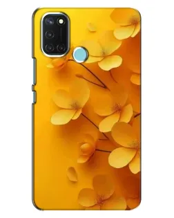 Чохол для Realme C17 з картинкою «Золоті пелюстки»
