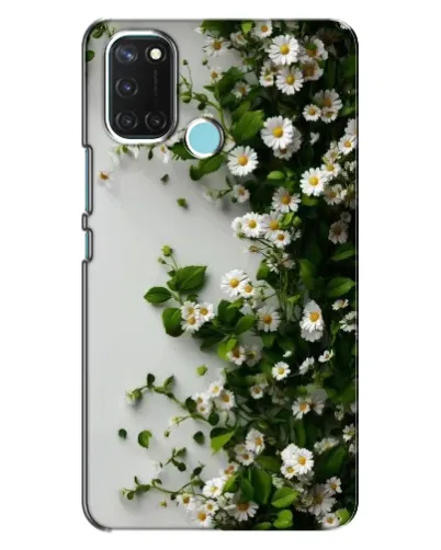 Чохол для Realme C17 з картинкою «Гілка дрібних білих квітів» Чохол для Realme C17 з картинкою «Гілка дрібних білих квітів»