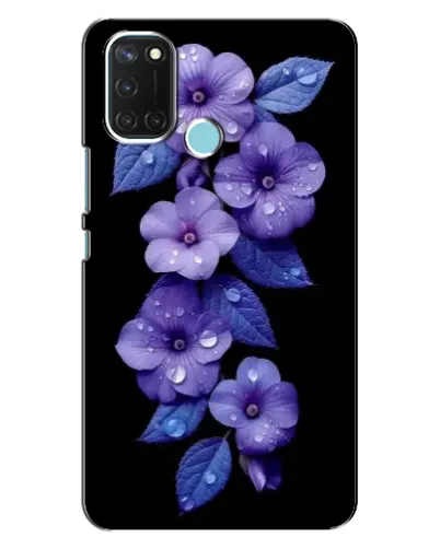 Чохол для Realme C17 з картинкою «Фіолетові квіти з росою» Чохол для Realme C17 з картинкою «Фіолетові квіти з росою»