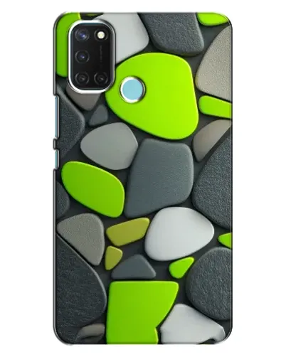 Чохол для Realme C17 з картинкою «Яскрава неонова галька»