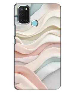 Чохол для Realme C17 з картинкою «Пастельні ніжні хвилі»