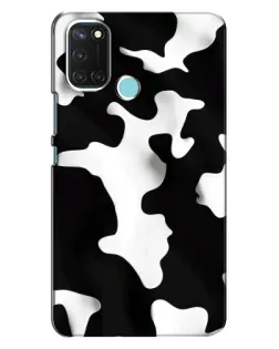 Чохол для Realme C17 з картинкою «Чорно-біла пляма»