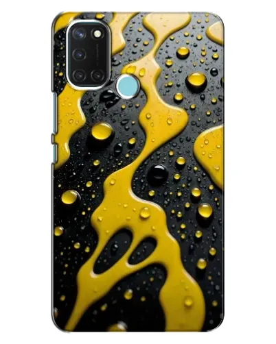 Чохол для Realme C17 з картинкою «Рідке жовте золото»