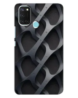 Чохол для Realme C17 з картинкою «Об'ємне сіре плетіння»