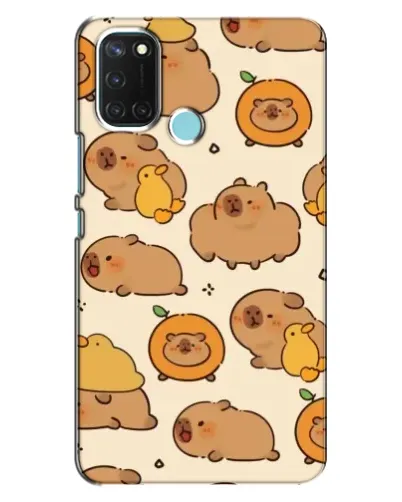 Чехол для Realme C17 с картинкой «Капибары с апельсинами» Чехол для Realme C17 с картинкой «Капибары с апельсинами»