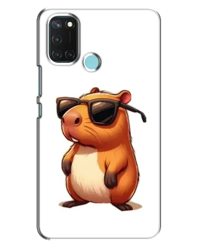 Чехол для Realme C17 с картинкой «Капибара в очках» Чехол для Realme C17 с картинкой «Капибара в очках»
