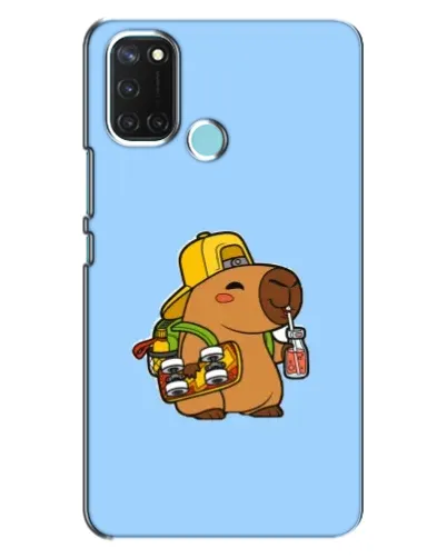 Чехол для Realme C17 с картинкой «Капибара на скейте» Чехол для Realme C17 с картинкой «Капибара на скейте»