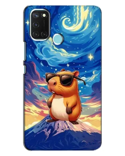 Чехол для Realme C17 с картинкой «Капибара Ван Гога» Чехол для Realme C17 с картинкой «Капибара Ван Гога»