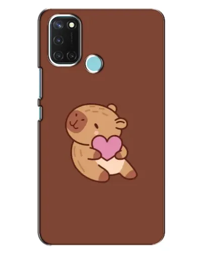 Чехол для Realme C17 с картинкой «Капибара с сердцем» Чехол для Realme C17 с картинкой «Капибара с сердцем»