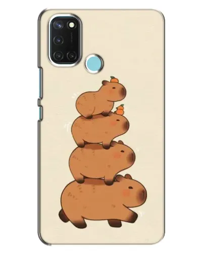 Чехол для Realme C17 с картинкой «Башня из капибар» Чехол для Realme C17 с картинкой «Башня из капибар»