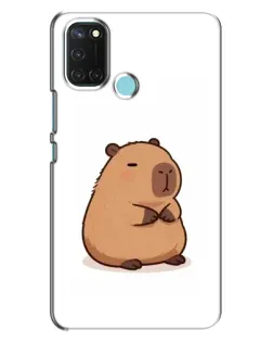Чехол для Realme C17 с картинкой «Толстенькая капибара»