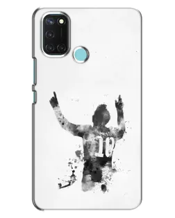 Чохол для Realme C17 з картинкою «Messi ART»