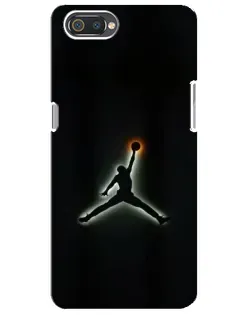 Чехол для Realme C2 с картинкой «Jordan Gradient Logo»