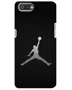 Чехол для Realme C2 с картинкой «Jordan Dark Carbon»