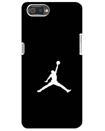 Чехол для Realme C2 с картинкой «Jordan Silhouette»