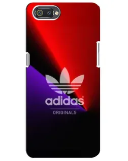 Чехол для Realme C2 с картинкой «Adidas Red Neon»