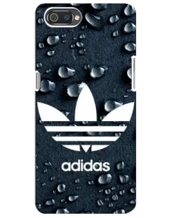 Чехол для Realme C2 с картинкой «Adidas Trefoil Blue»