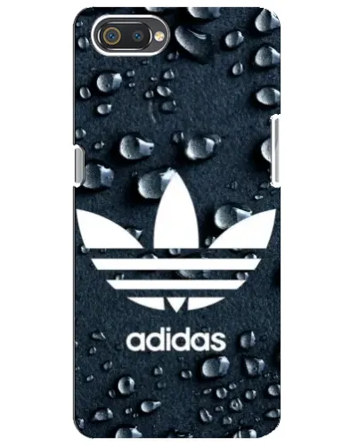 Чехол для Realme C2 с картинкой «Adidas Trefoil Blue»