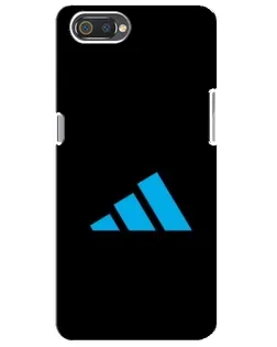 Чехол для Realme C2 с картинкой «Adidas Cyan Logo»