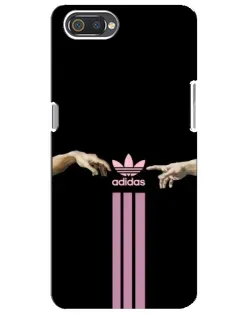 Чехол для Realme C2 с картинкой «Adidas Hands»