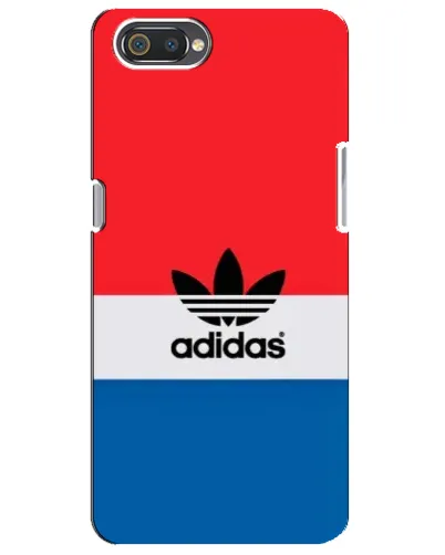 Чехол для Realme C2 с картинкой «Ретро блоки Adidas»
