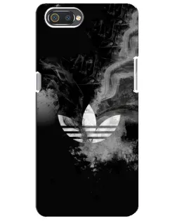Чехол для Realme C2 с картинкой «Абстрактный дым Adidas»