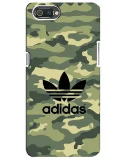 Чехол для Realme C2 с картинкой «Милитари стиль Adidas»