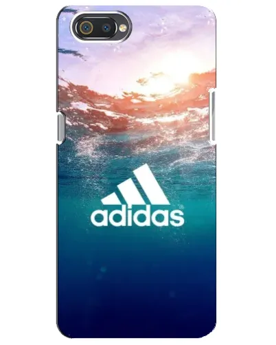 Чехол для Realme C2 с картинкой «Океанская глубина адидас»