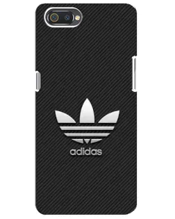 Чехол для Realme C2 с картинкой «Adidas Карбоновая текстура»