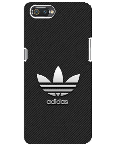 Чехол для Realme C2 с картинкой «Adidas Карбоновая текстура»