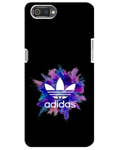 Чехол для Realme C2 с картинкой «Взрыв красок Adidas»