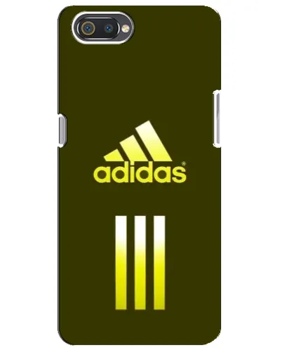 Чехол для Realme C2 с картинкой «Оливковый градиент Adidas»