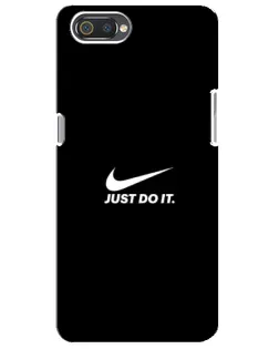 Чехол для Realme C2 с картинкой «Минимализм от Nike»