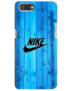 Чехол для Realme C2 с картинкой «Голубое дерево Nike»
