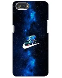 Чехол для Realme C2 с картинкой «Звездный путь Nike»
