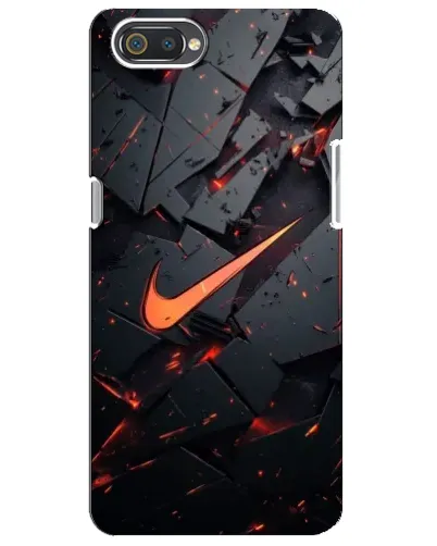 Чехол для Realme C2 с картинкой «Nike — эффект разломов» Чехол для Realme C2 с картинкой «Nike — эффект разломов»