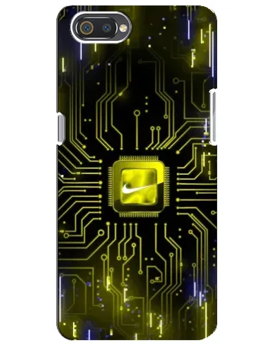 Чехол для Realme C2 с картинкой «Nike — золотая искра» Чехол для Realme C2 с картинкой «Nike — золотая искра»