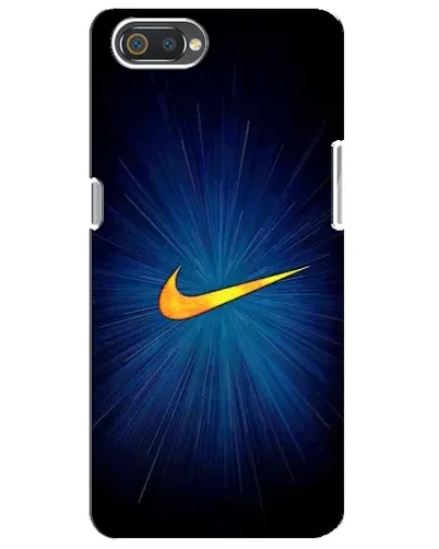 Чехол для Realme C2 с картинкой «Синий пульс Nike» Чехол для Realme C2 с картинкой «Синий пульс Nike»