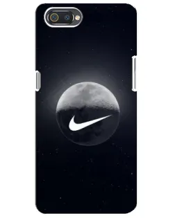 Чехол для Realme C2 с картинкой «Nike в стиле граффити»