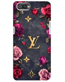 Чехол для Realme C2 с картинкой «Цветочный Louis Vuitton»