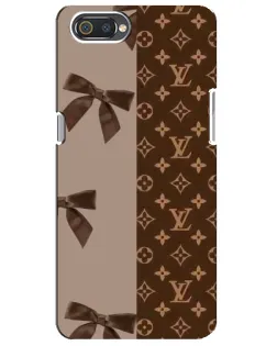 Чехол для Realme C2 с картинкой «Louis Vuitton — банты»