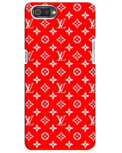 Чехол для Realme C2 с картинкой «Яркий паттерн LV»