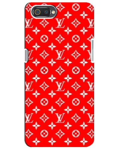 Чехол для Realme C2 с картинкой «Яркий паттерн LV»
