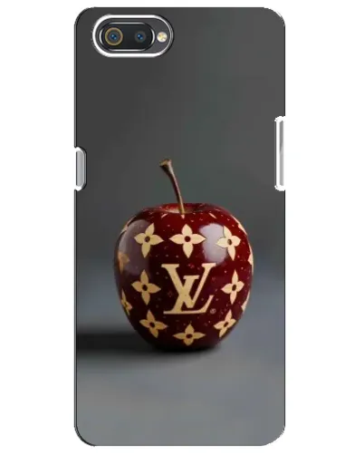 Чехол для Realme C2 с картинкой «Красное яблоко LV»