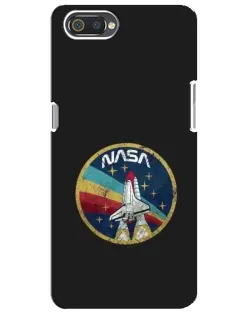 Чехол для Realme C2 с картинкой «NASA — эмблема миссии»