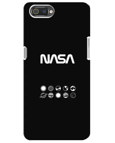 Чехол для Realme C2 с картинкой «NASA — технический принт»